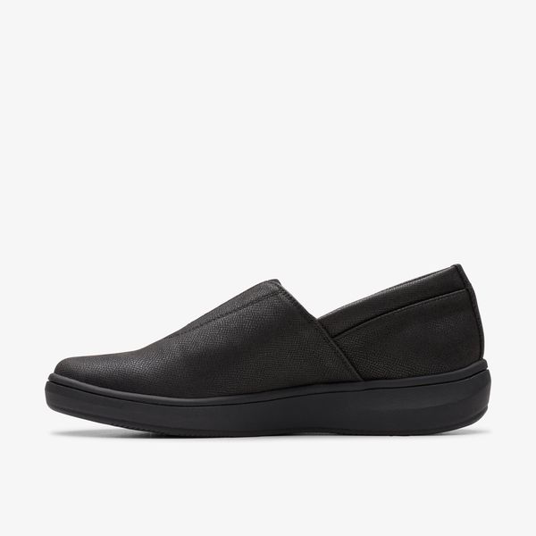 Women's BreezeSky Ria Black/Black Slip-Ons - Image 2