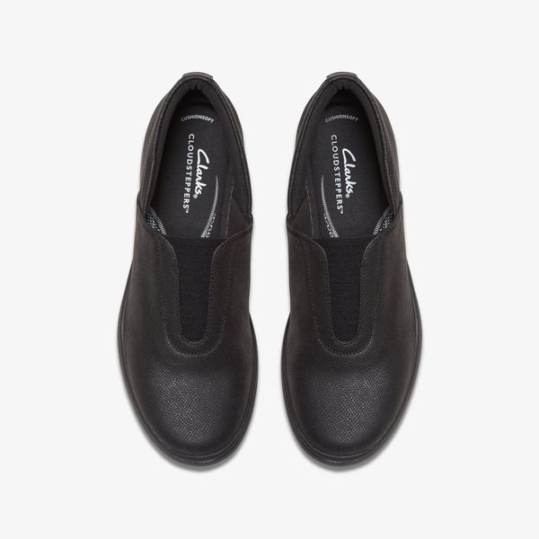 Women's BreezeSky Ria Black/Black Slip-Ons - Image 6
