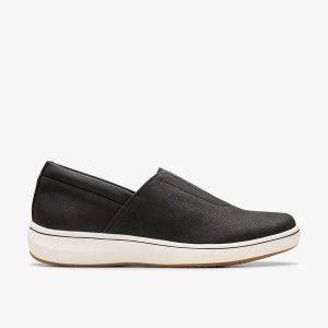 Women's BreezeSky Ria Black/White Slip-Ons