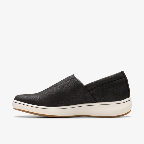 Women's BreezeSky Ria Black/White Slip-Ons - Image 2