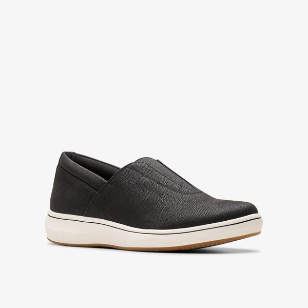 Women's BreezeSky Ria Black/White Slip-Ons - Image 5