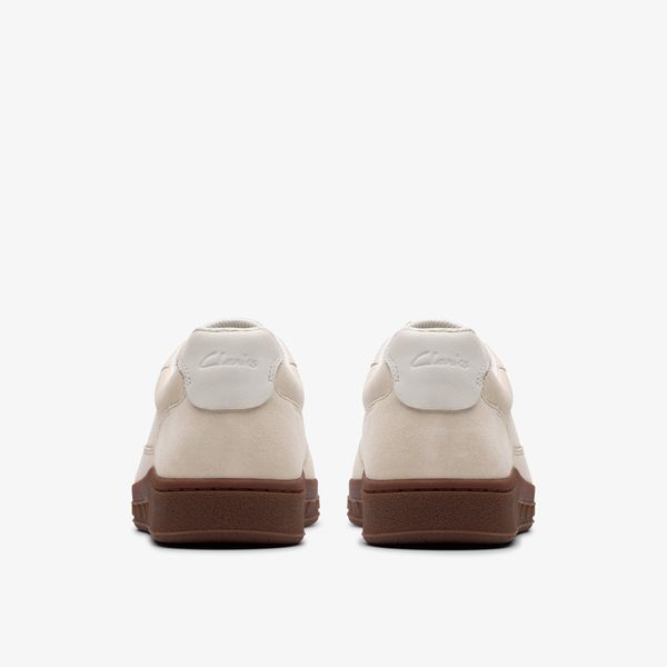 Mens Craft Rally Ace Off White Suede Sneakers - Image 5