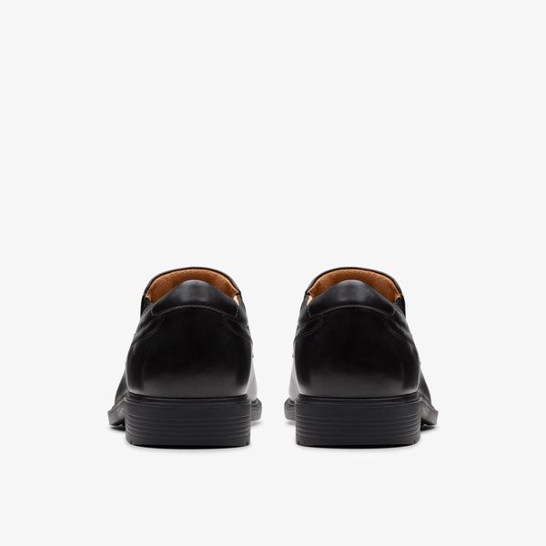 Mens Eldredge Step Black Leather Loafer - Image 5