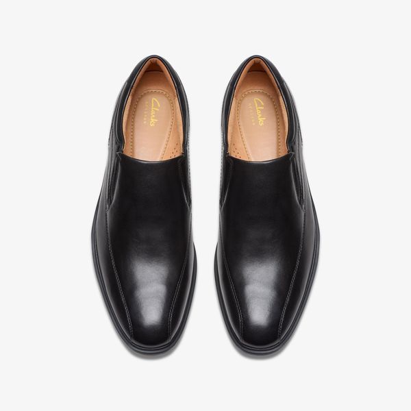 Mens Eldredge Step Black Leather Loafer - Image 6