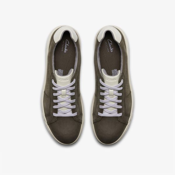 Mens Mapstone Tie Olive Nubuck Sneakers - Image 6