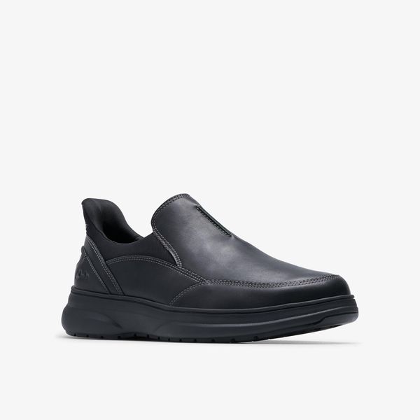 Mens Mullan Step Black Leather Shoes - Image 4
