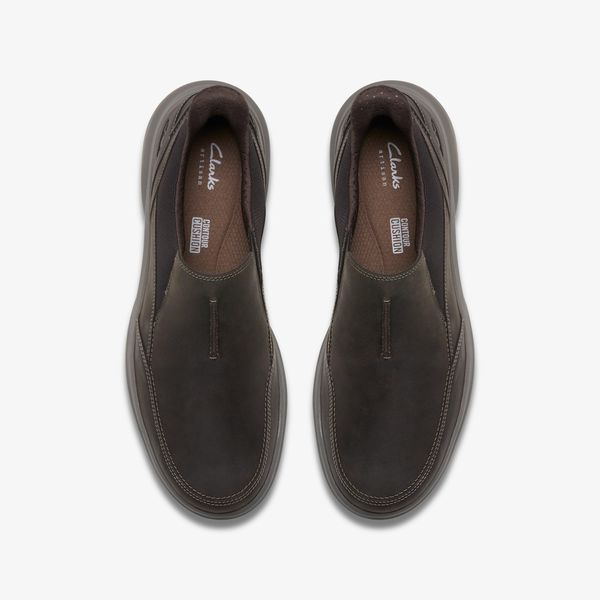 Mens Mullan Step Dark Brown Leather Shoes - Image 6