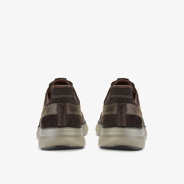 Mens Mullan Easy Dark Brown Leather Shoes - Image 5