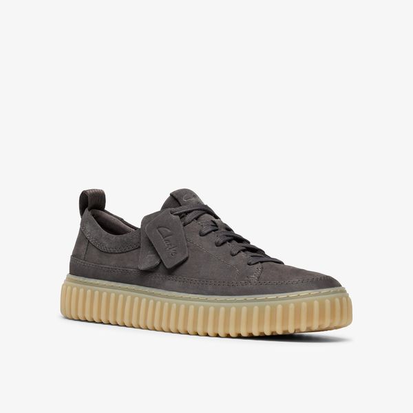 Mens Torhill Lace Dark Grey Nubuck Shoes - Image 4