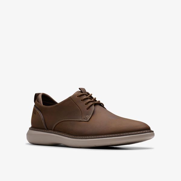 Mens Brantin Plain Beeswax Leather Oxford - Image 4