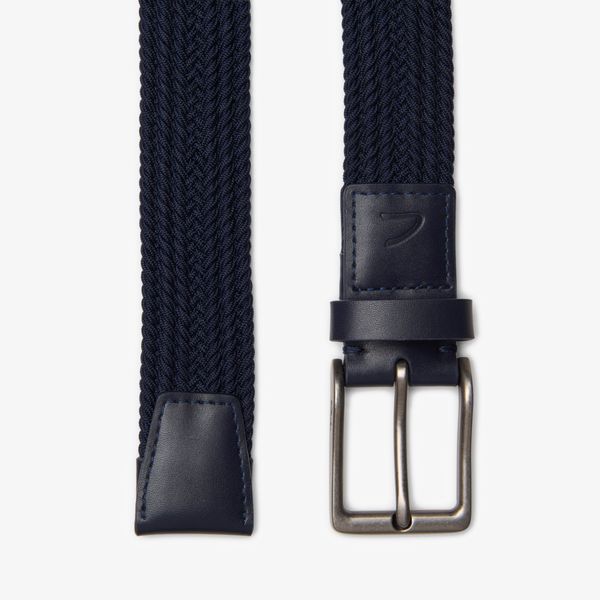 Braided Fabric Web Belt Navy Belts - Image 2