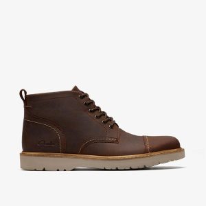 Mens Weltridge Zip Tan Leather Boots
