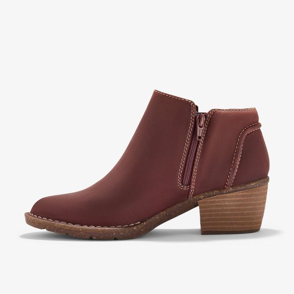 Womens Kastela Lo Chestnut Leather Ankle Boots - Image 2