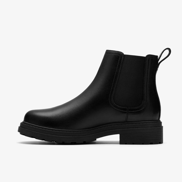 Womens Orinoco3 Lane Black Leather Chelsea Boots - Image 2