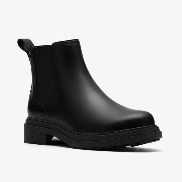 Womens Orinoco3 Lane Black Leather Chelsea Boots - Image 4