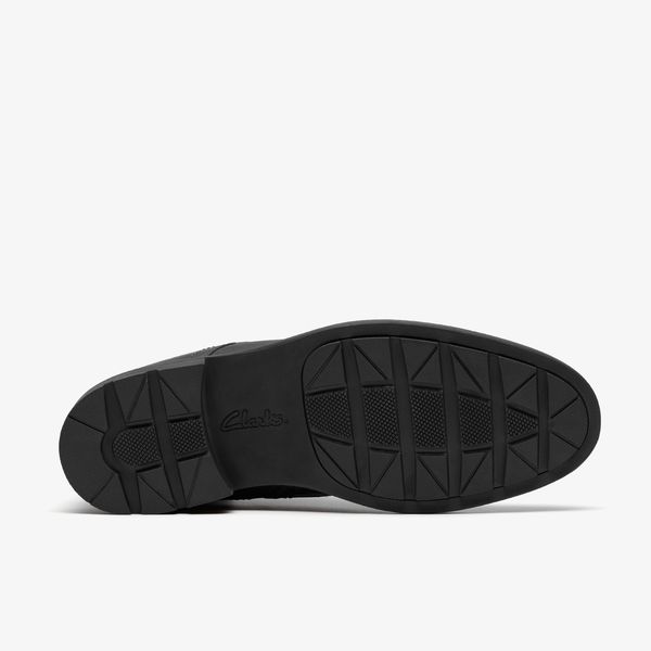 Mens Emmet Zip Black Distressed Boots - Image 3