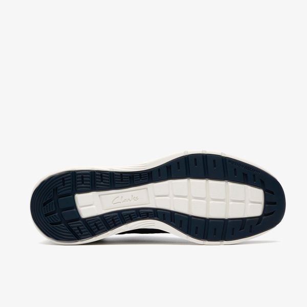 Mens Motion Trek IN Navy Knit Sneakers - Image 3
