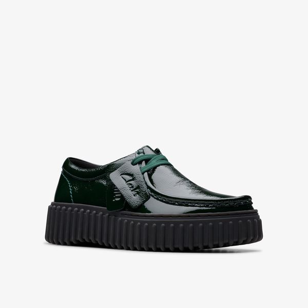 Womens Torhill Bee Green Patent Shoes - Image 4