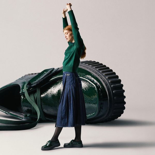 Womens Torhill Bee Green Patent Shoes - Image 8