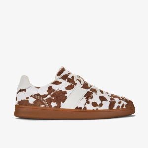 Womens Seco Speed2 Cow Print Sneakers