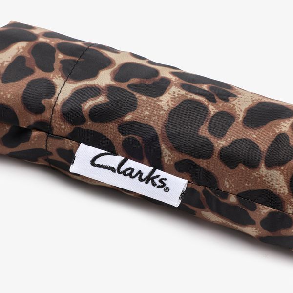 Womens Leopard Print Umbrella - Image 4